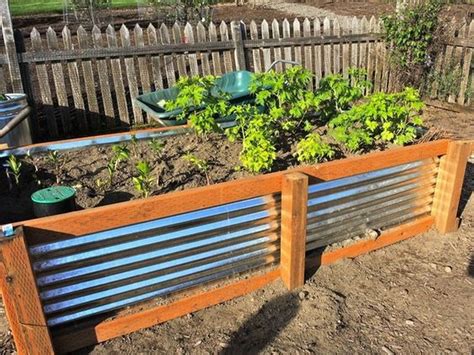 garden sheet metal|metal garden beds.